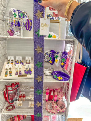 Mardi Gras Beaded Bag Strap - Everyday EDEN Boutique & Gifts