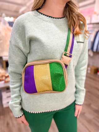 Mardi Gras Glitter Belt Bag - Everyday EDEN Boutique & Gifts