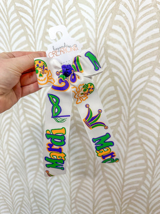 Mardi Gras Mambo Bow Streamer - Everyday EDEN Boutique & Gifts