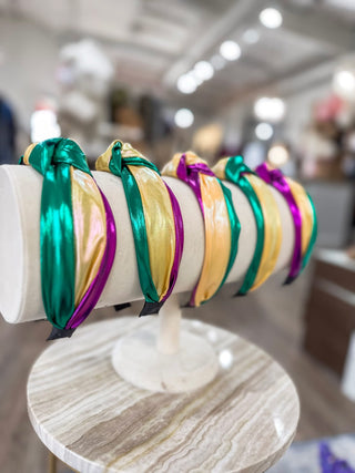 Mardi Gras Metallic Knot Headband - Everyday EDEN Boutique & Gifts