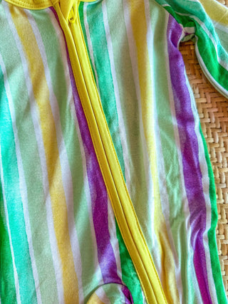 Mardi Gras Stripes Zippie - Everyday EDEN Boutique & Gifts