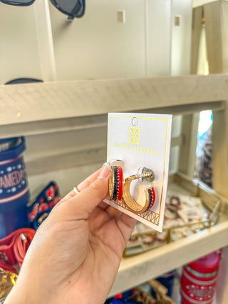 Meaghan Red & Black Earrings - Everyday EDEN Boutique & Gifts