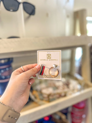 Meaghan Red & Black Earrings - Everyday EDEN Boutique & Gifts