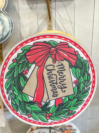 Merry Christmas Bow/Give Thanks Burlee - Everyday EDEN Boutique & Gifts