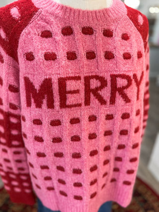 Merry & Cozy Textured Dots Sweater - Everyday EDEN Boutique & Gifts