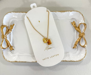 Mom Charm Necklace Gold Coated Katie Loxton - Everyday EDEN Boutique & Gifts