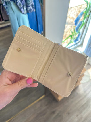 Navy Floral Foulard ID Wallet Holder - Everyday EDEN Boutique & Gifts