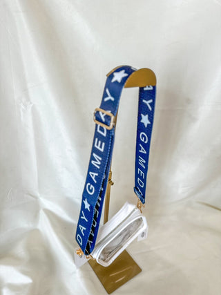 Navy Gameday Girl Bag Strap - Everyday EDEN Boutique & Gifts