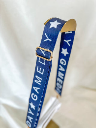 Navy Gameday Girl Bag Strap - Everyday EDEN Boutique & Gifts