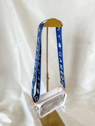 Navy Gameday Girl Bag Strap - Everyday EDEN Boutique & Gifts