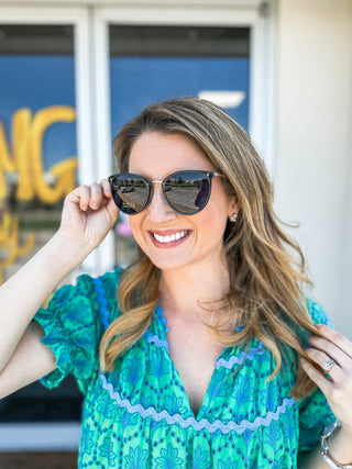 Navy Santorini Katie Loxton Sunglasses - Everyday EDEN Boutique & Gifts