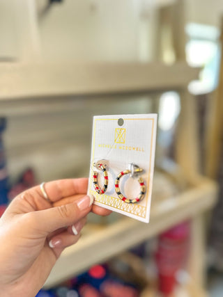 Nellie Red & Black Earrings - Everyday EDEN Boutique & Gifts