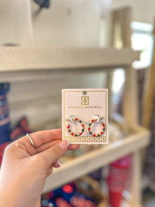 Nellie Red & Black Earrings - Everyday EDEN Boutique & Gifts