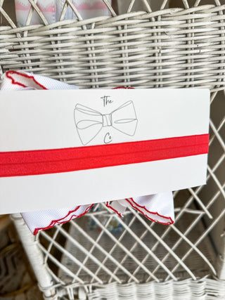 Nutcracker Embroidered Moonstitch Headband Bow - Everyday EDEN Boutique & Gifts