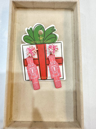 Nutcracker Pom Pom Earrings - Everyday EDEN Boutique & Gifts