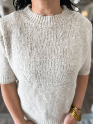 Oatmeal Timeless Ease Sweater Top - Everyday EDEN Boutique & Gifts