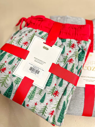 Oh Christmas Tree Red Long Sleeve Top + Jogger Pajama Set - Everyday EDEN Boutique & Gifts