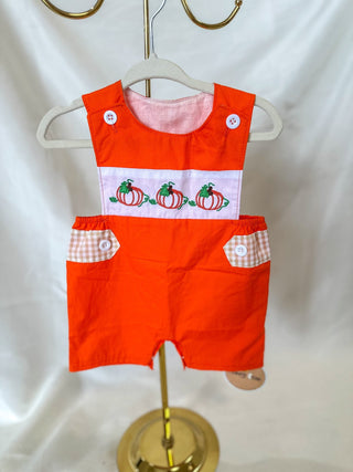 Orange Pumpkin Boy Jon Jon - Everyday EDEN Boutique & Gifts