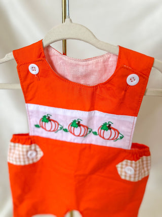 Orange Pumpkin Boy Jon Jon - Everyday EDEN Boutique & Gifts
