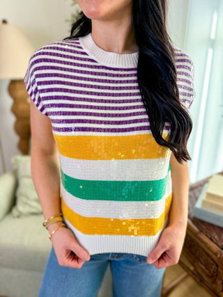 Parade Night Sequin Knit Top - Everyday EDEN Boutique & Gifts