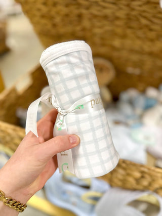 Paty Blue Gingham Swaddle Blanket - Everyday EDEN Boutique & Gifts