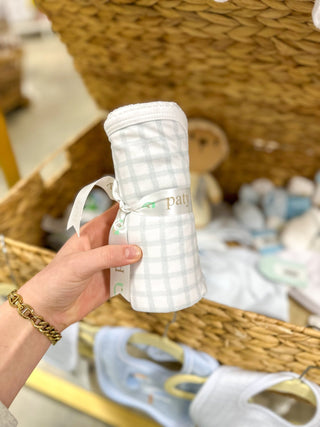 Paty Blue Gingham Swaddle Blanket - Everyday EDEN Boutique & Gifts
