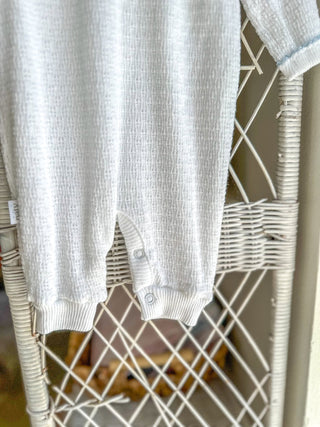 Paty Blue Long Sleeve Romper - Everyday EDEN Boutique & Gifts