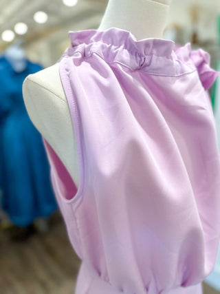 Pink All Dressed Up Tie Neck Mini Dress - Everyday EDEN Boutique & Gifts