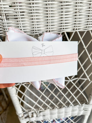 Pink Christmas Tree Embroidered Headband Bow - Everyday EDEN Boutique & Gifts