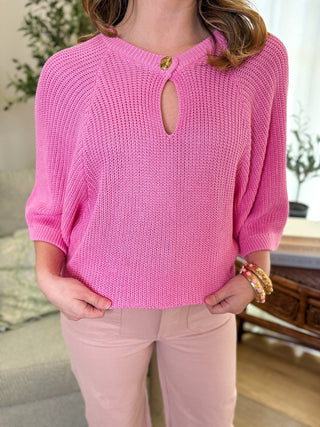 Pink Everyday Pretty Sweater - Everyday EDEN Boutique & Gifts