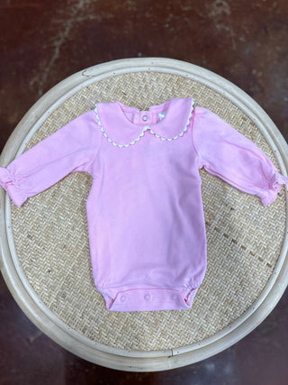 Pink Long Sleeve Delicate Collar Bubble - Blank - Everyday EDEN Boutique & Gifts