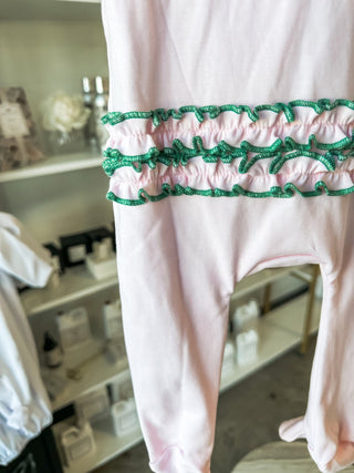 Pink Mini Mallard Ruffle Footie - Everyday EDEN Boutique & Gifts