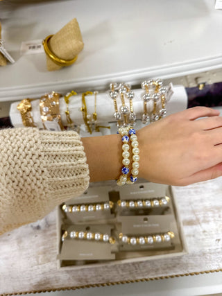 Porcelain Pearl Bracelet Set of 2 - Everyday EDEN Boutique & Gifts