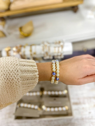 Porcelain Pearl Bracelet Set of 2 - Everyday EDEN Boutique & Gifts