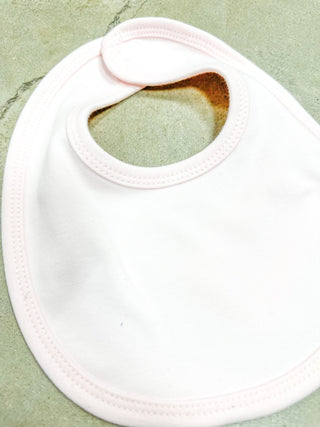 Pretty in Pink Round Baby Bib - Everyday EDEN Boutique & Gifts