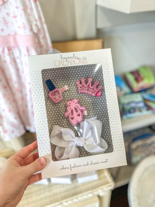 Princess Ballerina Bow & Shakers Gift Box - Everyday EDEN Boutique & Gifts