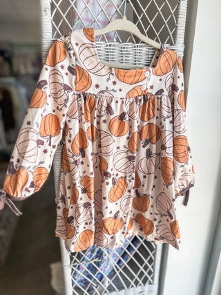 Pumpkin Patch Empire Dress - Everyday EDEN Boutique & Gifts