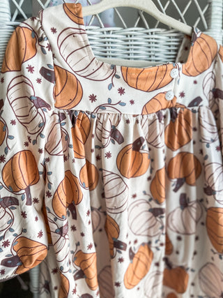 Pumpkin Patch Empire Dress - Everyday EDEN Boutique & Gifts
