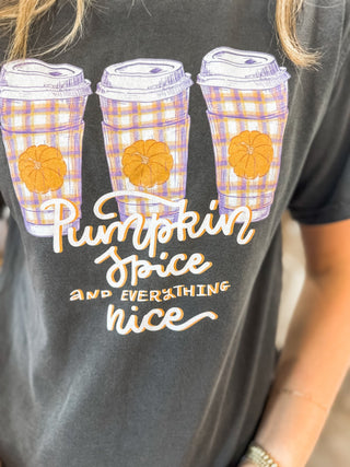 Pumpkin Spice & Everything Nice Graphic Tee - Everyday EDEN Boutique & Gifts
