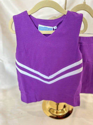 Purple Go Fight Win Cheerleader Uniform - Everyday EDEN Boutique & Gifts