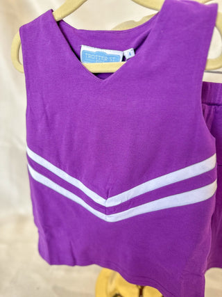 Purple Go Fight Win Cheerleader Uniform - Everyday EDEN Boutique & Gifts