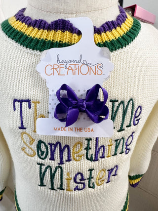 Purple Satin Bow - Everyday EDEN Boutique & Gifts