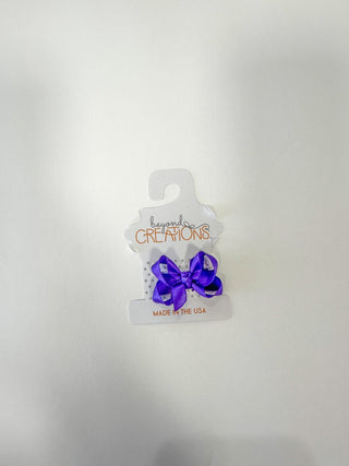 Purple Satin Bow - Everyday EDEN Boutique & Gifts