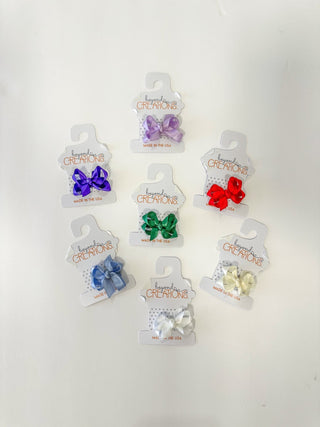 Purple Satin Bow - Everyday EDEN Boutique & Gifts