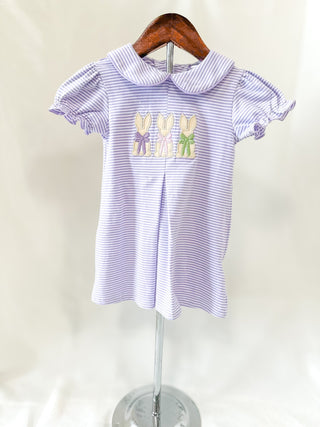 Purple Sweet Little Bunnies Dress - Everyday EDEN Boutique & Gifts