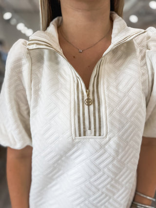 Quilted in Gold Mini Dress - Everyday EDEN Boutique & Gifts