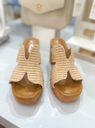 Raffia London Platform Heel - Everyday EDEN Boutique & Gifts