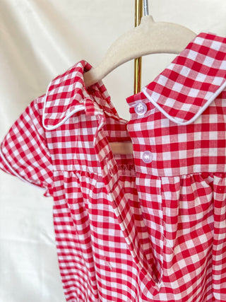 Red Check Thomas Bubble - Everyday EDEN Boutique & Gifts