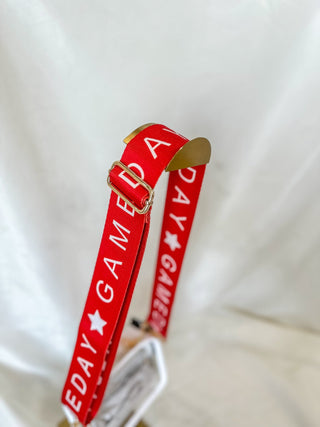 Red Gameday Girl Bag Strap - Everyday EDEN Boutique & Gifts