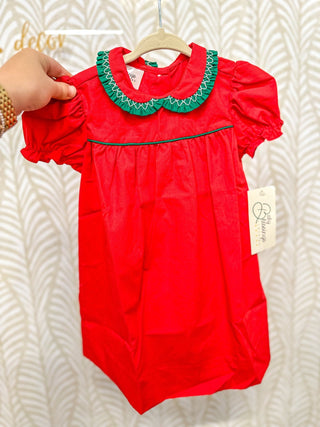 Red & Green Geo Caroline Dress - Everyday EDEN Boutique & Gifts